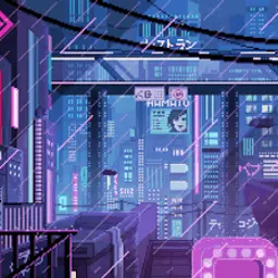 Bannière Animée Pixels